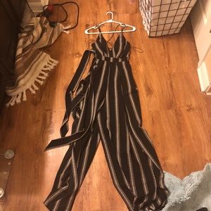 Strappy jump suit